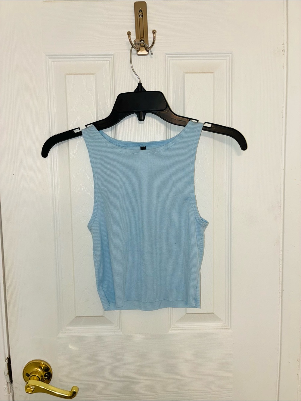 Everyday Ribbed Tank Top - Light Blue